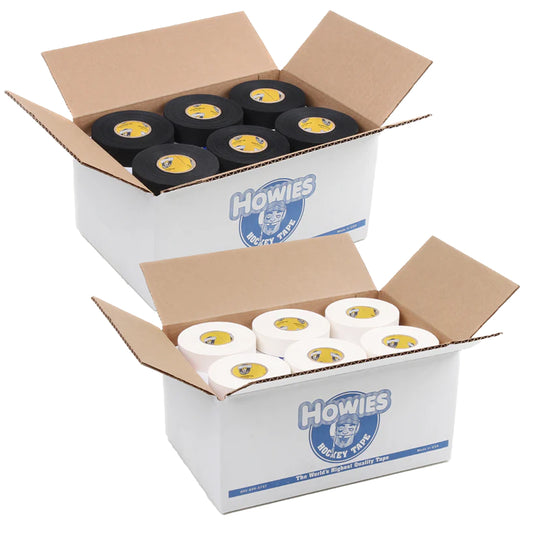Howies Hockeytape 24 mm juoda kartoninė pakuotė