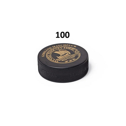 Matchpuck Hockey – Smetfri med tryck - 100-pack